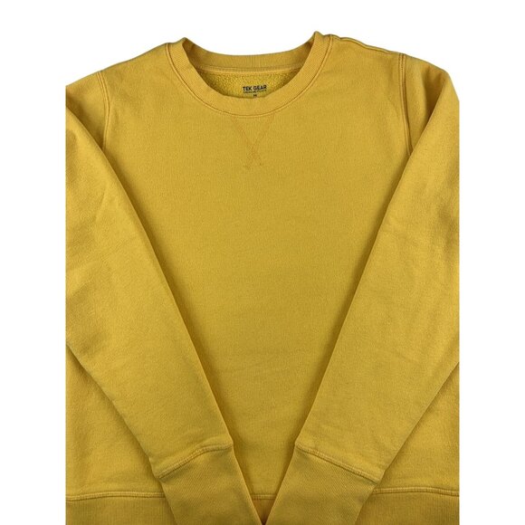 Tex Gear Womens Yellow Crewneck Sweatshirt Long Sleeve Pullover Medium - Picture 8 of 9